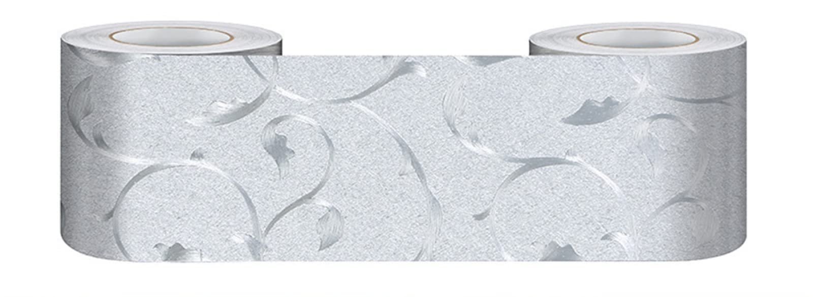 Guest Ruyunlai Silver Vine Wallpaper Border,Peel And Stick 5Cm X 500Cm