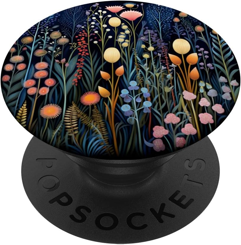 Wildflower Flowers Design Floral PopSockets MagSafe PopGrip for iPhone