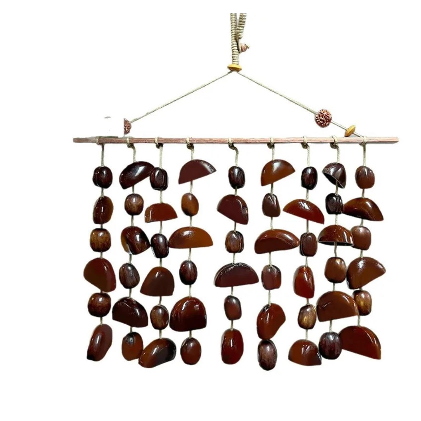 Pendentif cloche en coquille de plante, thérapie sonore, méditation