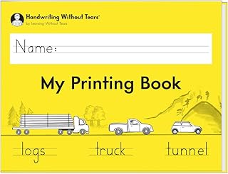 Learning Without Tears - My Printing Book Student Workbook, Current Edition - Handwriting Without Tears Series - 1st Grade Writing Book - Letters, Language Arts Lessons - for School or Home Use
