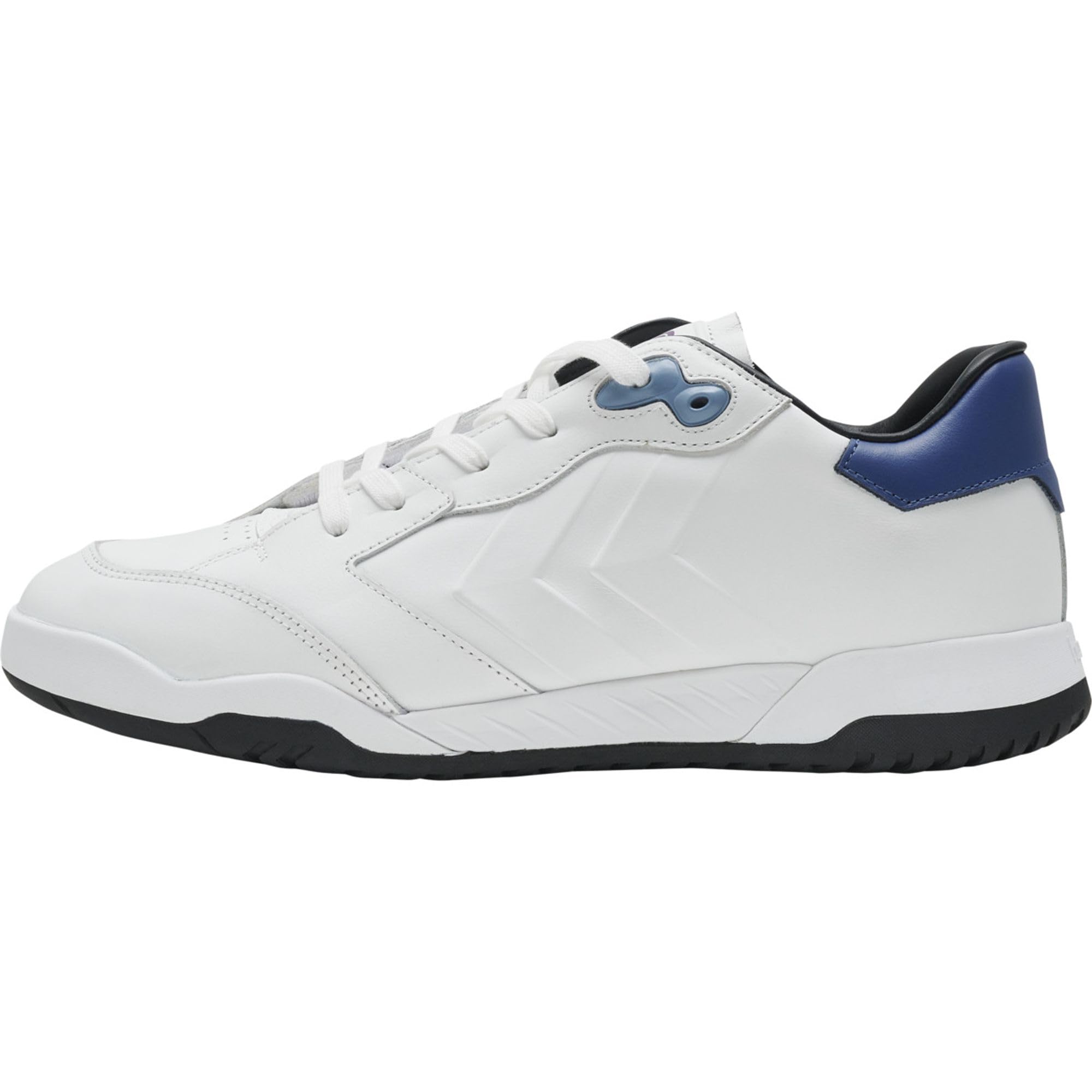hummel Scarpe sportive TOP Spin Reach LX-E Archive Uomo Scarpe da pallamano con vera pelle Scarpe da allenamento Ballsport-scarpe 214733-9042 Bianco