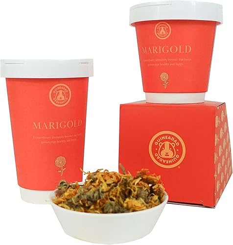 GuineaDad Golosinas de hierbas orgánicas saludables para conejillo de indias con conveniente embalaje caléndula, el mejor regalo y alimento para disponible en Yaxa Colombia