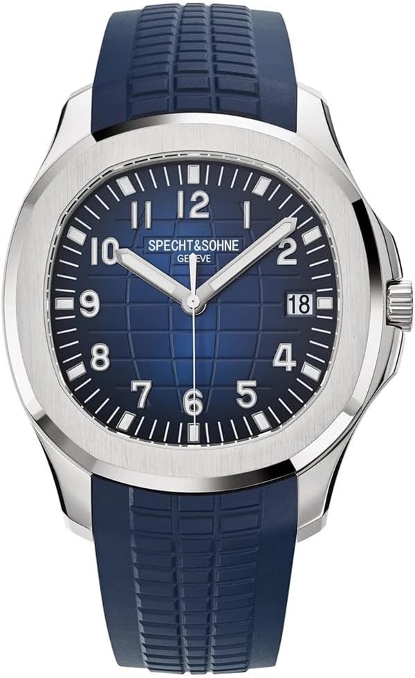SPECHT&SOHNE 2024 New Products Automatic Mechanical Watch Rubber Strap Miyota 8215 Movt Business Sport Wristwatch Waterproof 42MM Luminous Fashion Casual Clocks Men's Watch