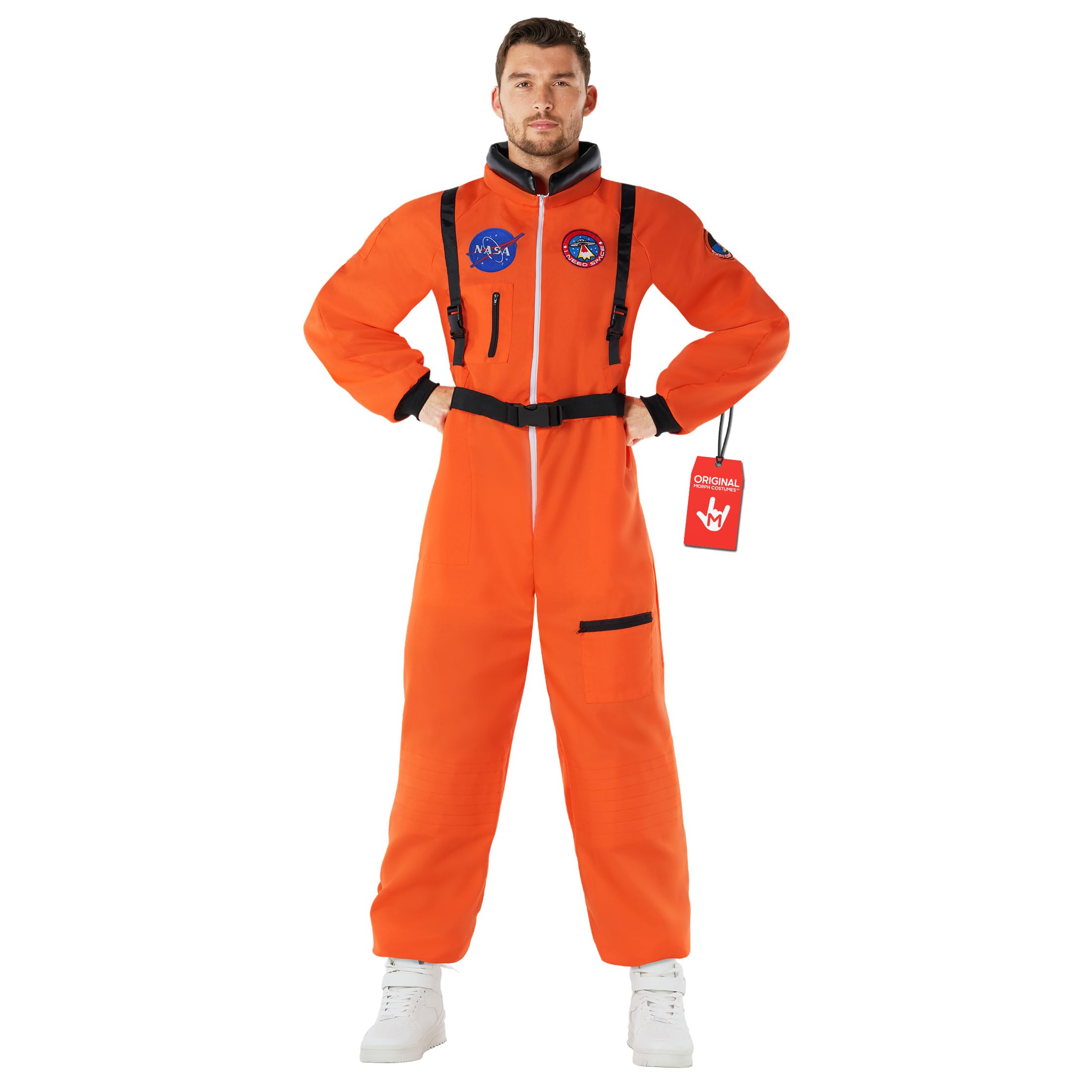 Morph Astronauten Kostüm Herren, Astronaut Kostüm Herren, Weltall Kostum, Faschingskostüme Männer, Karneval Kostüme
