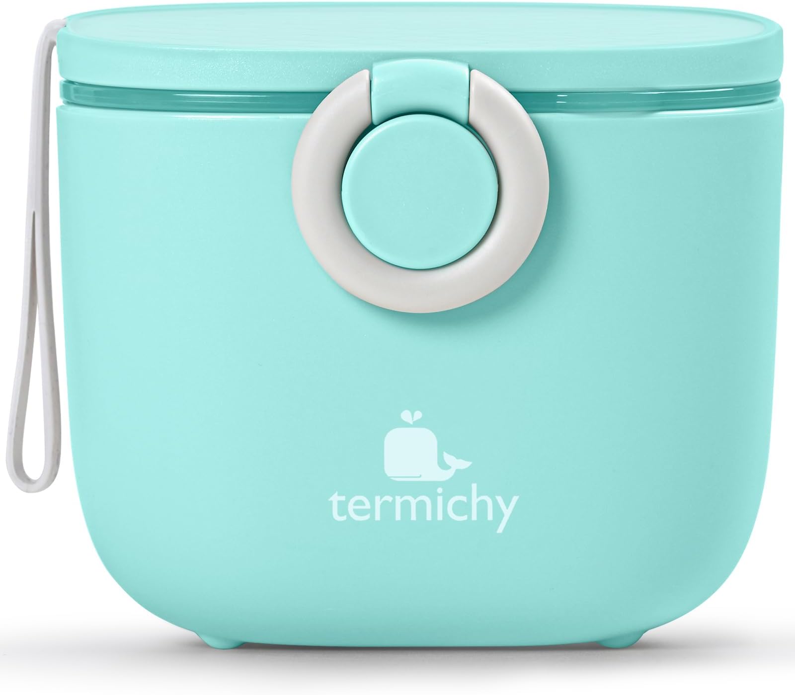 Termichy Baby Formula Dispenser, Portable Milk Powder Dispenser Container with Carry Handle and Scoop for Travel Outdoor Activities with Baby Infant, 8.8OZ, 0.55LB, 250g (Blue)