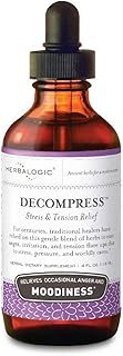 Herbalogic - Liquid Herb Drops - Stress & Tension Relief - Relieves Occasional Anger & Moodiness, Positive Mood Support - Based on The Traditional Chinese Formula Xiao Yao San- 4 Fl. Oz.