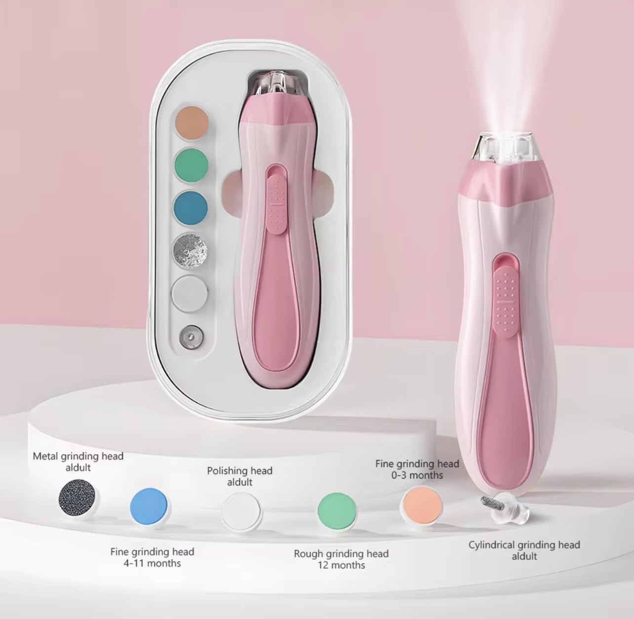 Baby Nail Trimmer Electric Safe Baby Nail Clippers Baby Nail File Kit - Image 2