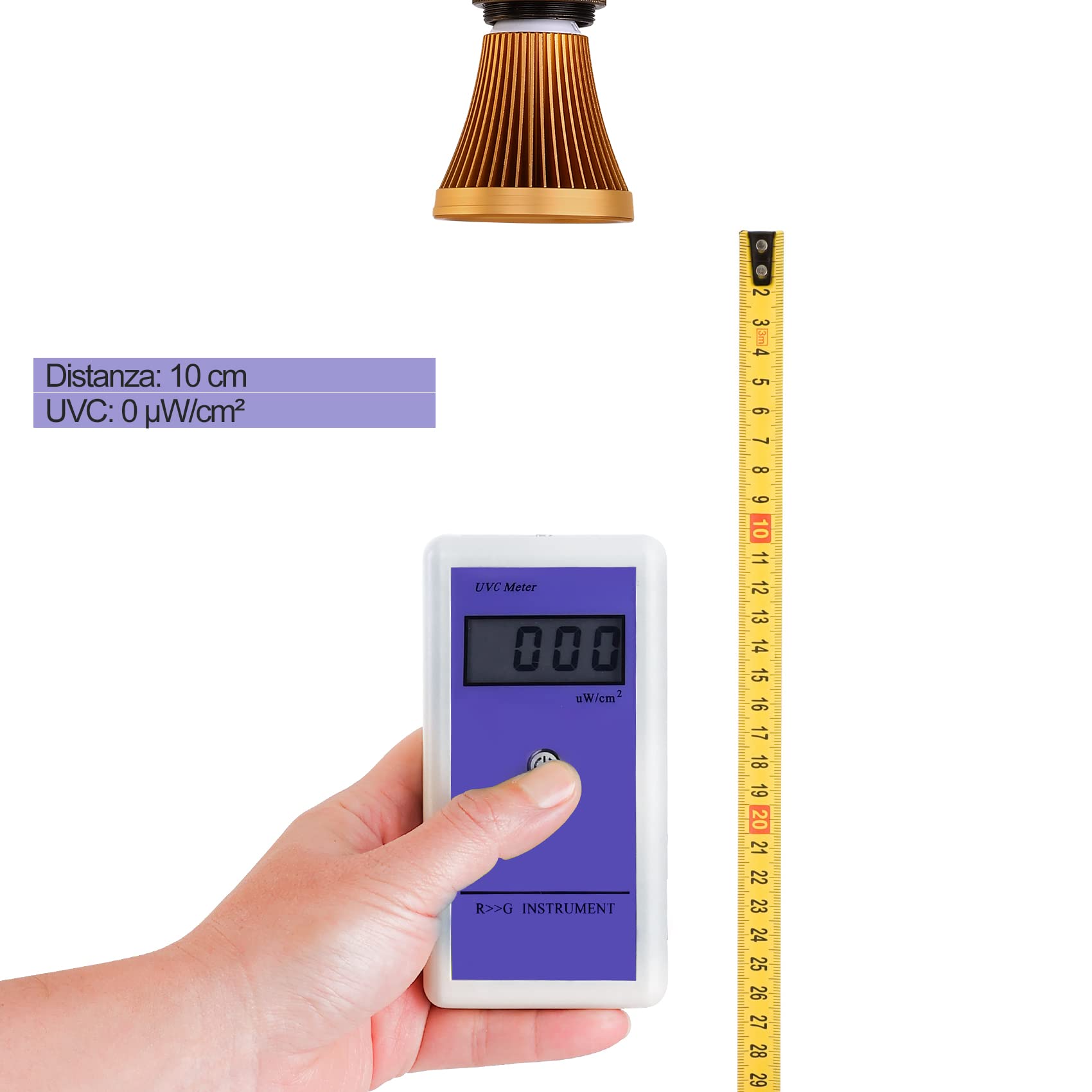 Lampadina UVA UVB per Rettili e Anfibi, 8525 Lampada LED con Luce UV