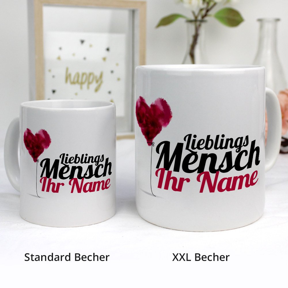 Personalisiert: Tasse Mit Namen Thomas - Chrom-Schriftzug Design | 325ml Spülmaschinenfeste Kaffeetasse