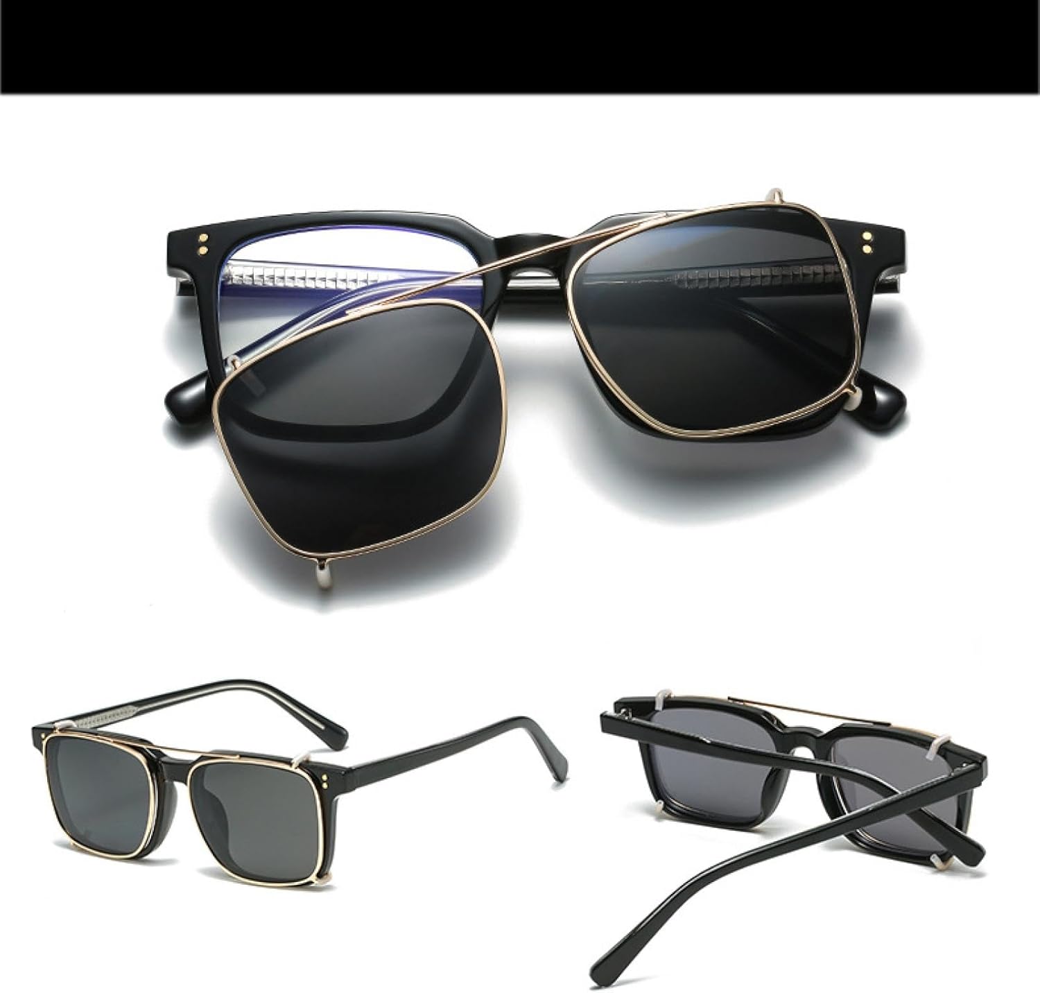 Glasses Frame Sunglasses Clip Anti-glare Goggle Men Travel Fishing Cycling Sun Glasses Uv400