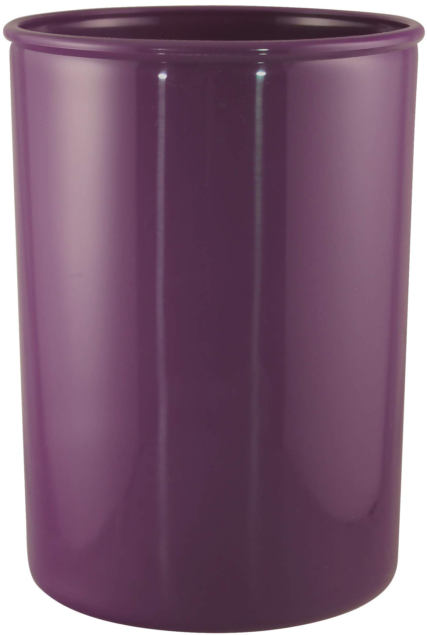 Reston Lloyd Calypso BasicsMultipurpose Cookware Storage Crock, Kitchen Countertop & Office Desk Organization, Durable & Food Safe BPA-Free Plastic, Plum