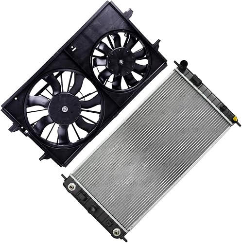 Miniatura 6 de SCITOO Ventilador de refrigeración 620-610 + radiador 2864 x 1 apto para Chevrolet 2008 para Malibu 2.2L 2006-2010 para Pontiac para G6 2.4L