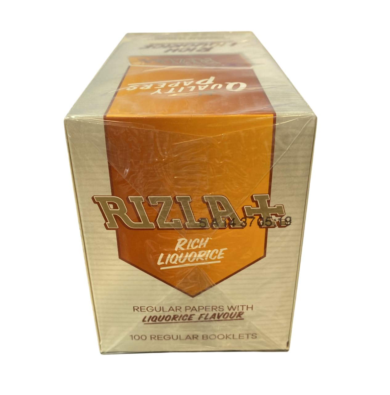 Rizla - Plaque de arte de papel rectangular sin marco, estilo retro, 100 folletos, para cigarrillos, interior, sala de estar