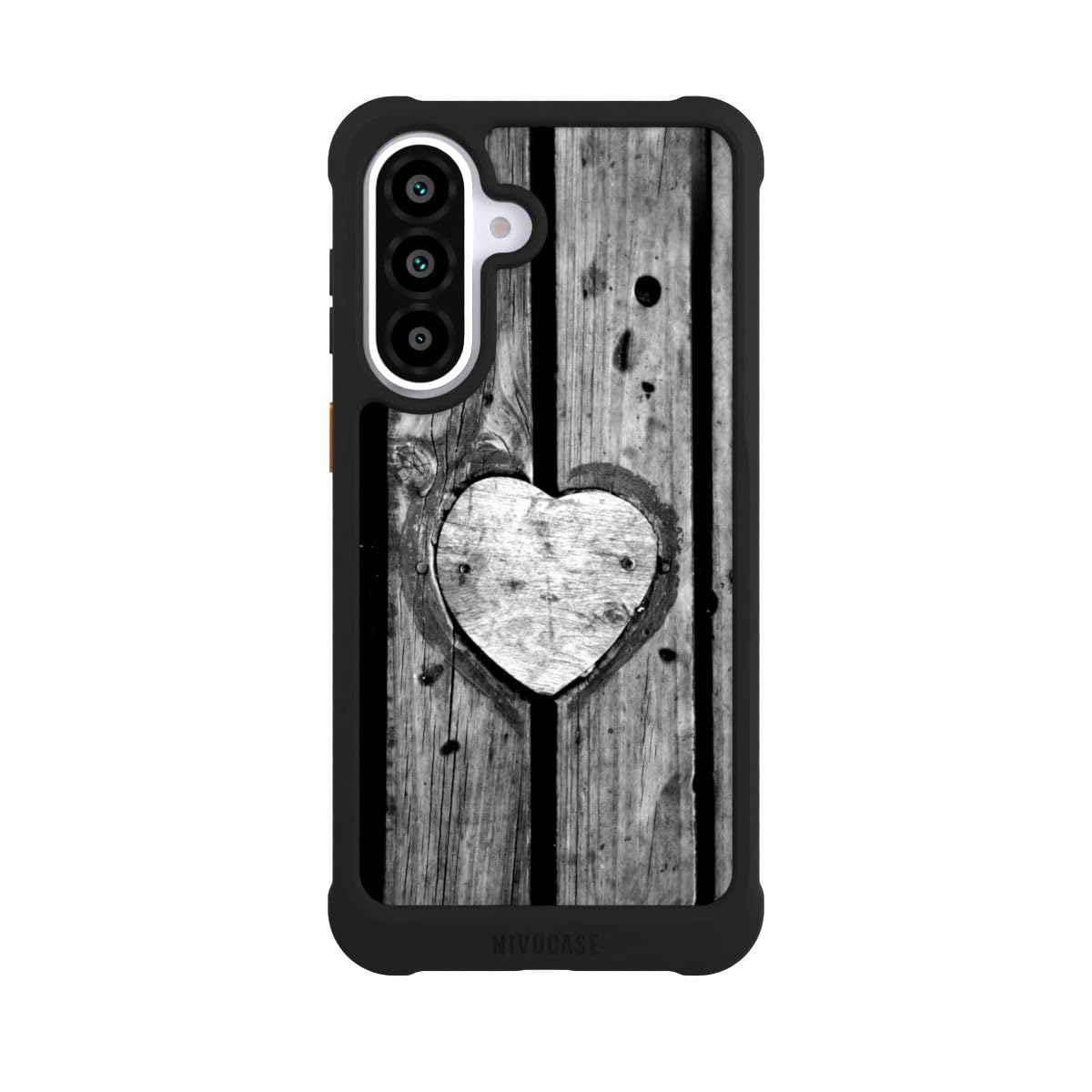 Custodia per Samsung Galaxy A57 5G Aspetto legno Cuore Legno