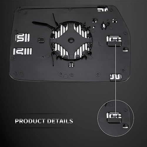 Miniatura 5 de Espejo lateral del conductor de repuesto para Ford F150 2004-2014 - Espejo retrovisor lateral izquierdo con calefacción eléctrica