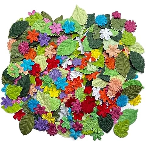 DUONGJAIS 200 Pcs Handmade Paper Flowers Cover