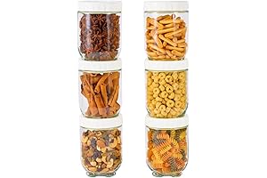Hoa Kinh Glass Jars with Plastic Lids: Perfect for Pantry and Kitchen Organization