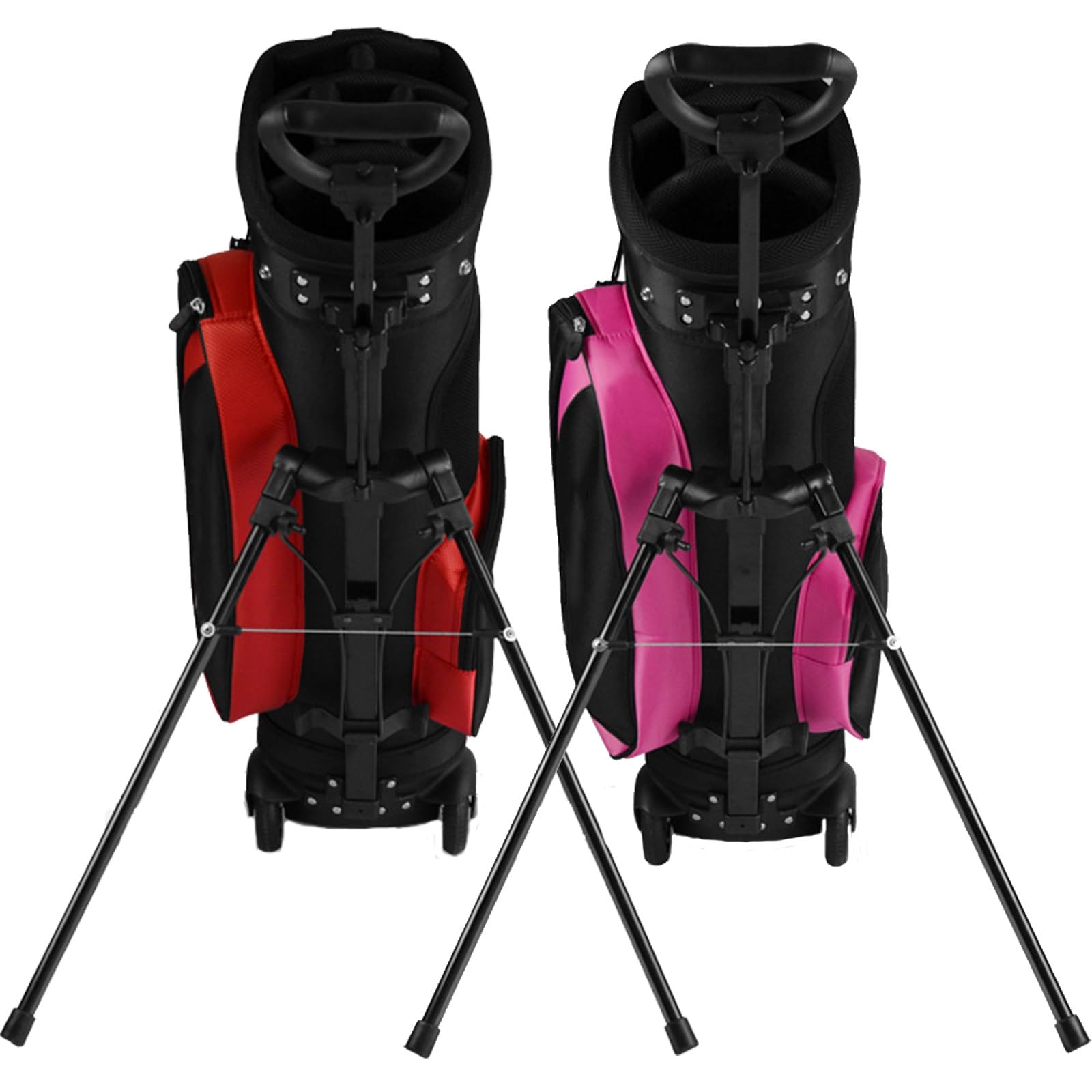 Sacca Da Golf Con Supporto E Ruote, Borsa Da Golf Resistente E Impermeabile Con Spallacci Imbottiti, For Mazze Da Golf Complete