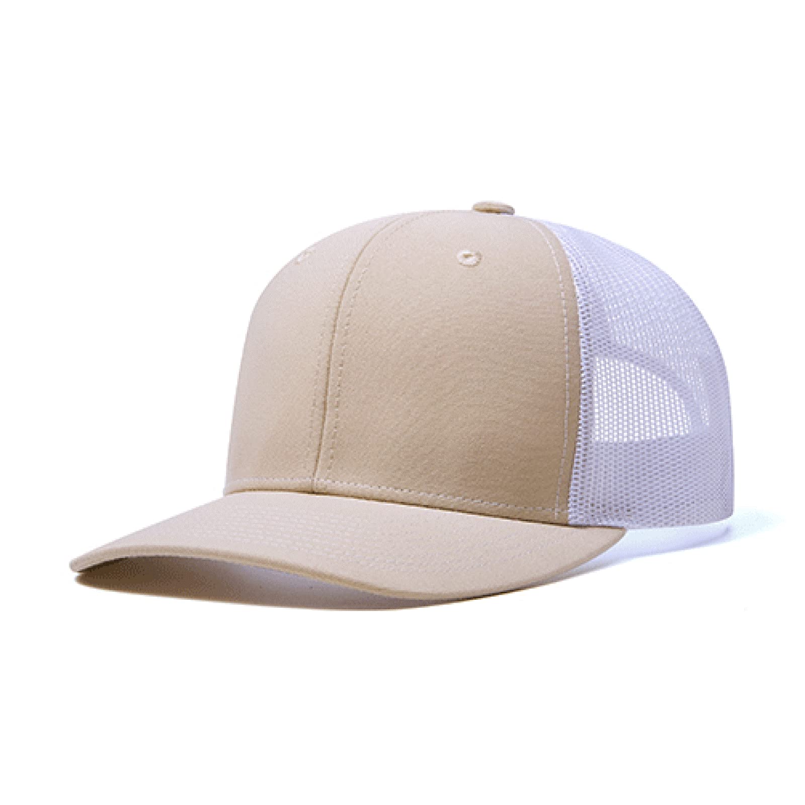 HaloHorus Trucker Hat for Men Women, Adjustable Athletics Baseball Cap for Running, Fishing, Hiking, Workout, P6-khaki-white, One Size โ image 1