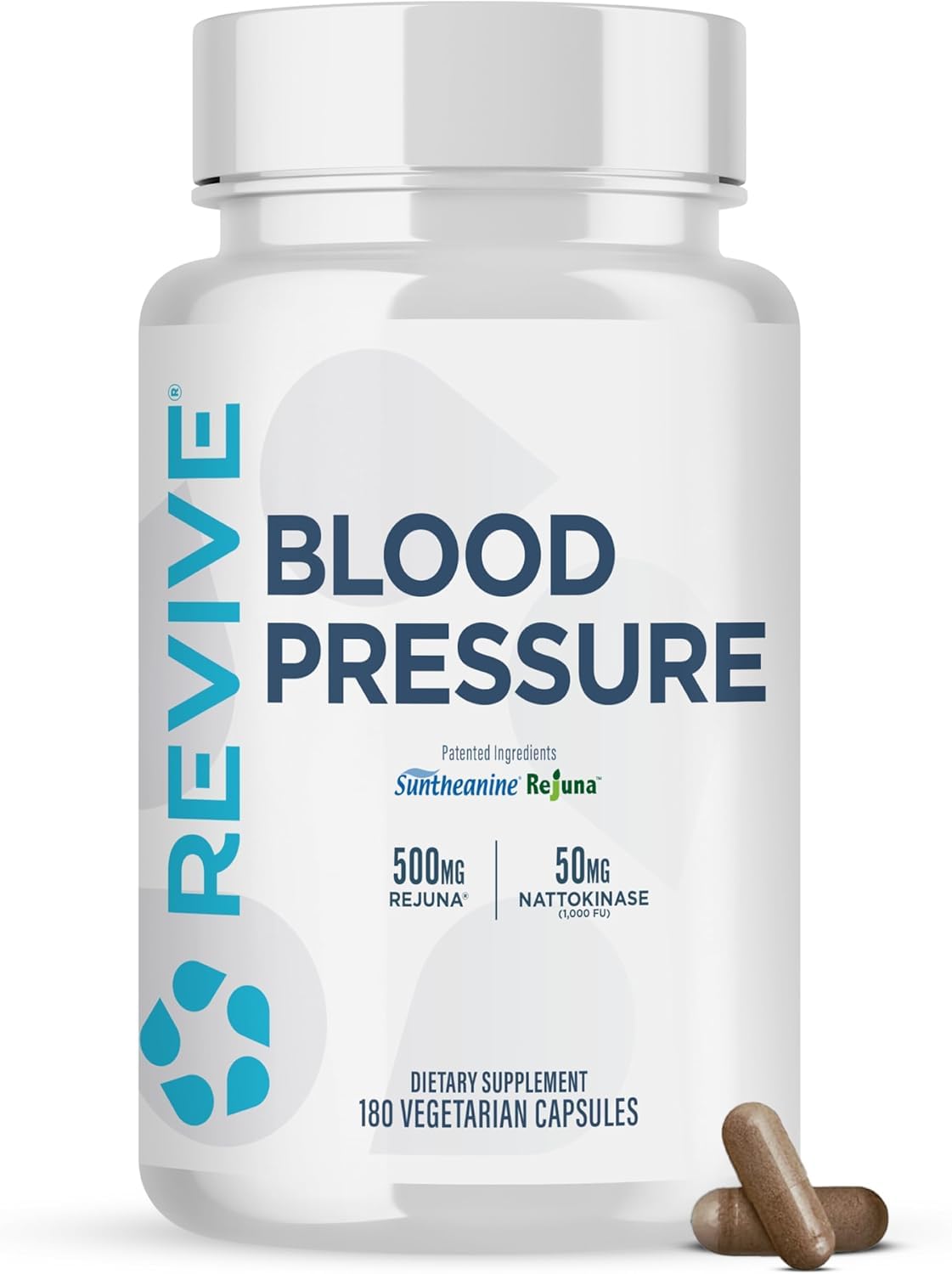 Blood Pressure | Natural Cardiovascular Support | Arjuna, CoQ10, Garlic Blend | Vegan, Gluten-Free, Soy-Free | Optimize Heart Health & Circulation | Antioxidant, Anti-Inflammatory |180 Caps