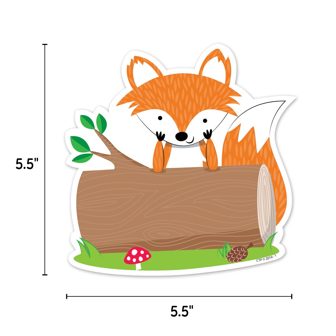 CTP Woodland Friends 15 cm designerskie wycięcia, dekoracja tablicy ogłoszeniowej, zestaw 36 sztuk, każdy 15 cm (Creative Teaching Press 6099)