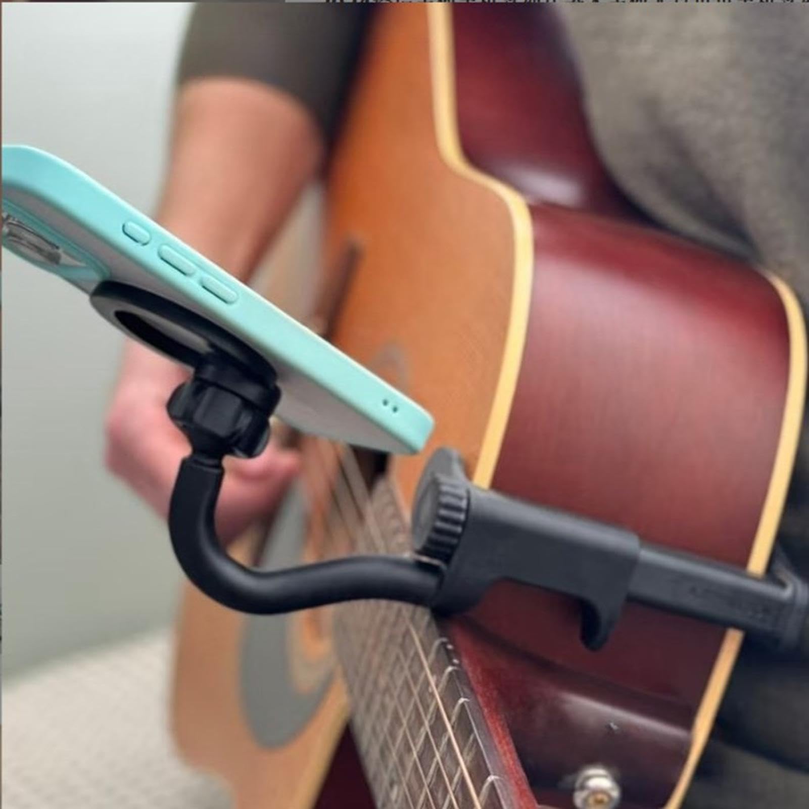 Support de téléphone portable pour lit, tête de basse, support de téléphone pour guitare, clip de support magnétique, accessoire de guitare basse, support de téléphone portable réglable pour guitare
