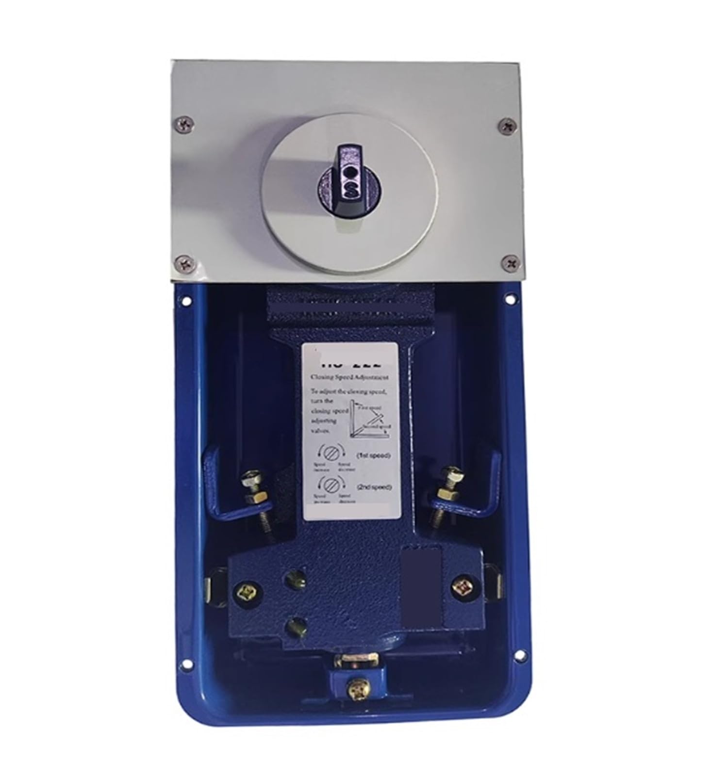 Cierrapuertas de suelo HS-222 original, alta resistencia para accesos de 950 x 2100 mm