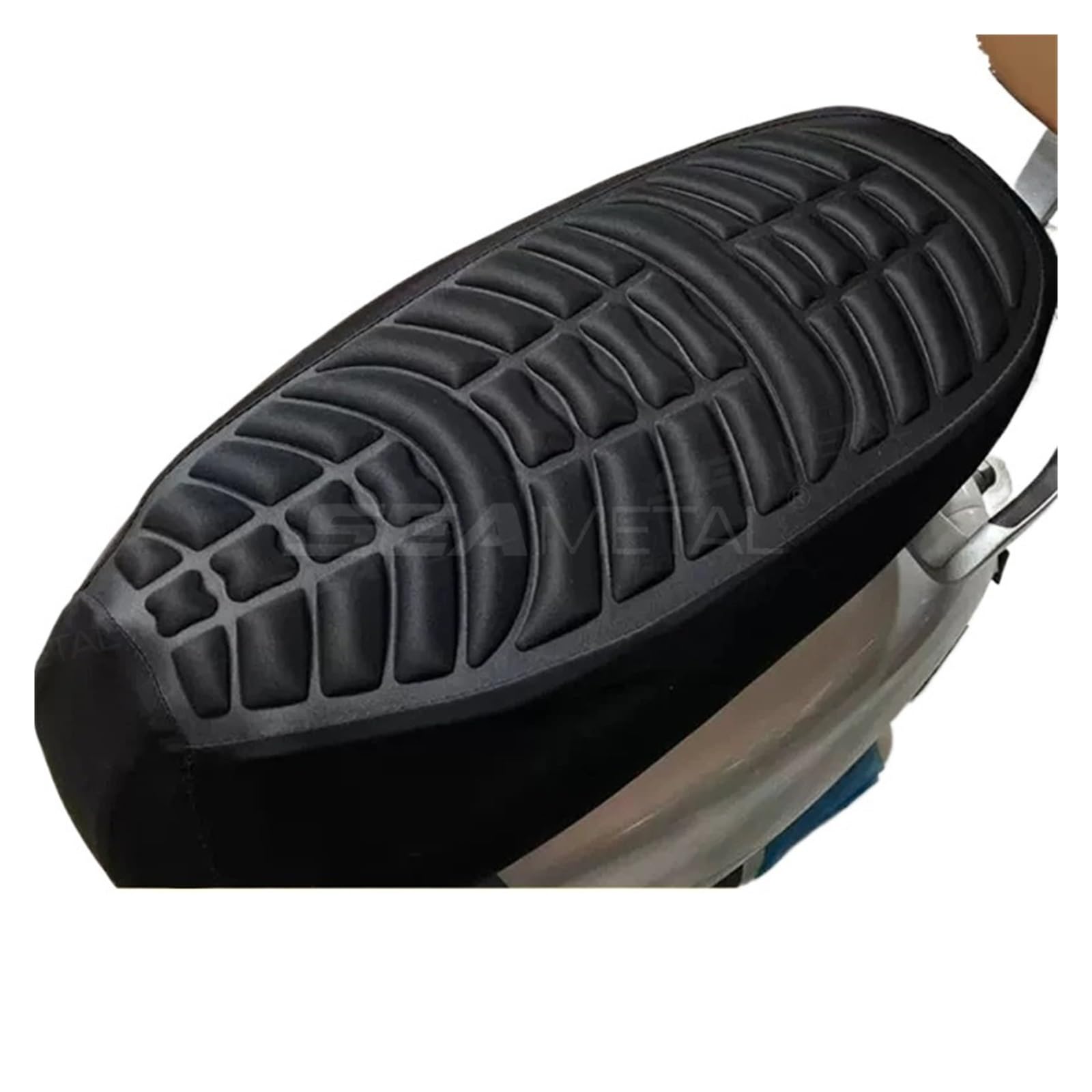 Funda para Asiento de Motocicleta Funda para Asiento de Motocicleta, Transpirable, Absorbente Golpes, Gruesa, eléctrica, para Funda, protección Solar(XL)