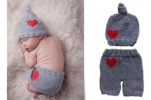 Adorable Newborn Valentine's Day Photoshoot Outfit