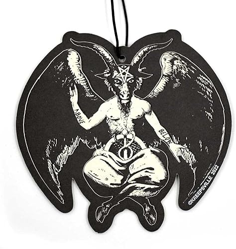 kreepsville 666 Ambientador colgante de terror para coche, aroma espeluznante (Baphomet Glow) disponible en Yaxa Venezuela