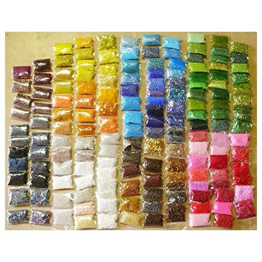 Rocailles glaspärlor ** Mega Mix ** 3,6 kg POSTEN 180 pack 2 3 4 6 mm pennblandning