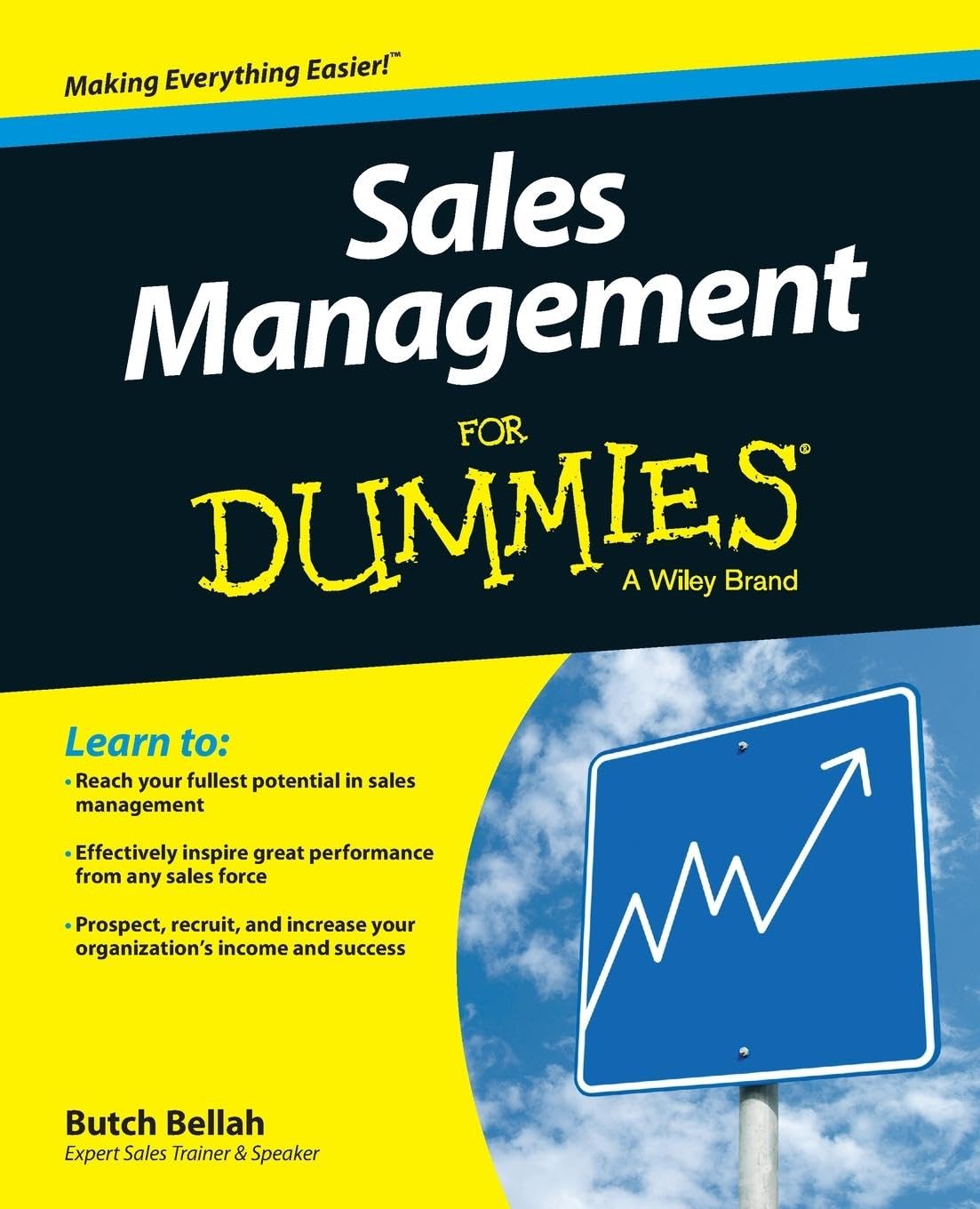 Sales Management For Dummies by Butch Bellah PAPERBACK 9781119094227
