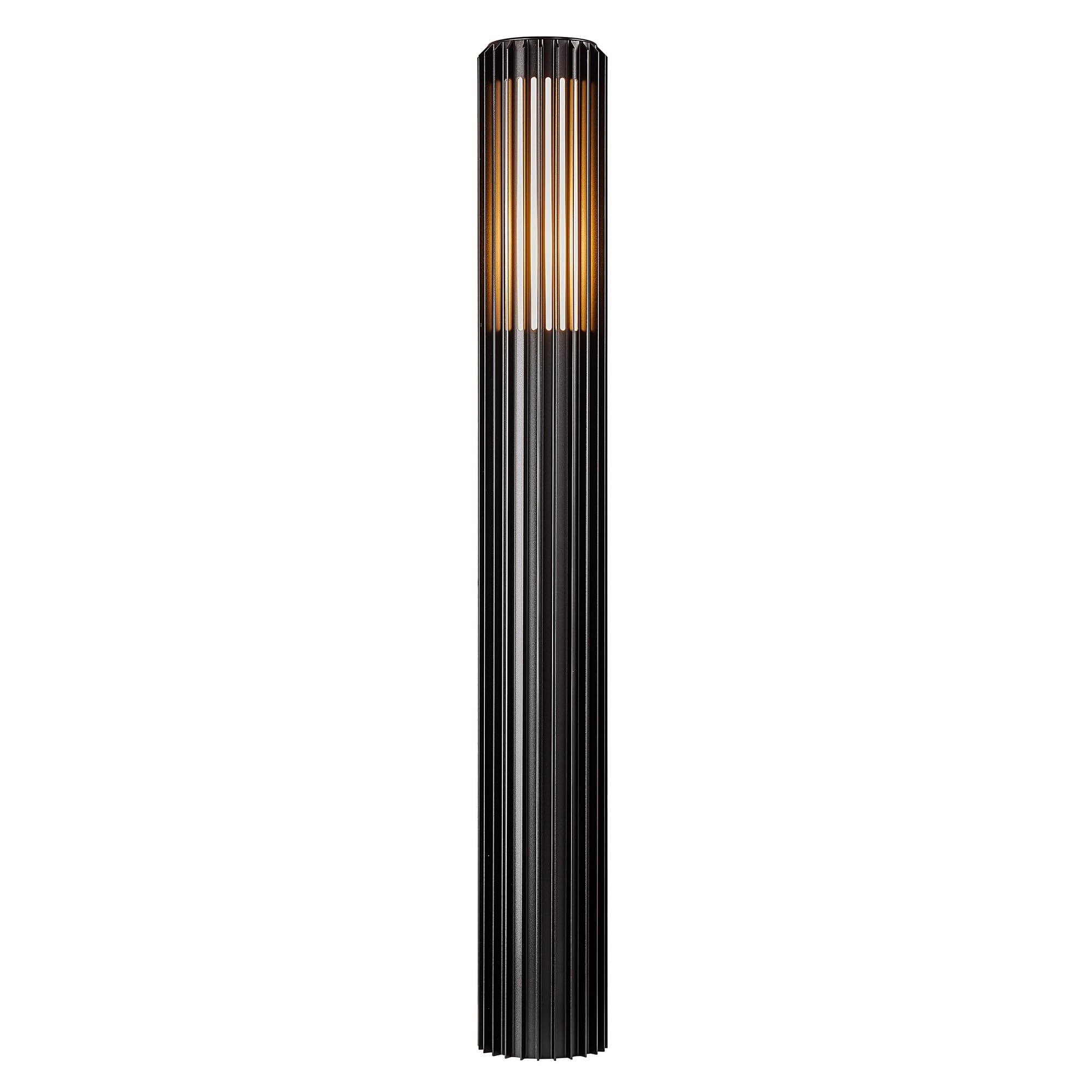 Nordlux Aludra Outdoor Post Light Black Aluminium E27 Coastal/Marine Safe - Garden, Patio, Driveway Mains Powered, IP44