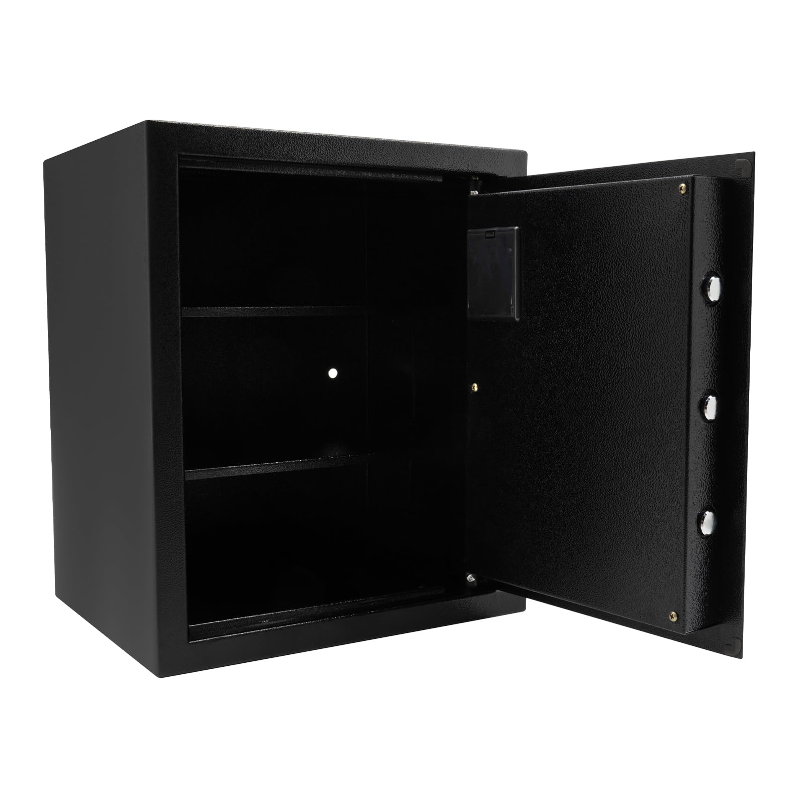 Safe Tresor 38 * 31 * 45cm Feuerfest MöBeltresor 3 Fächer MöBeltresor mit Schlüssel und Zahlenschloss Safe Tresor Stehend mit Drei Stahlbolzen, für Zuhause Büro
