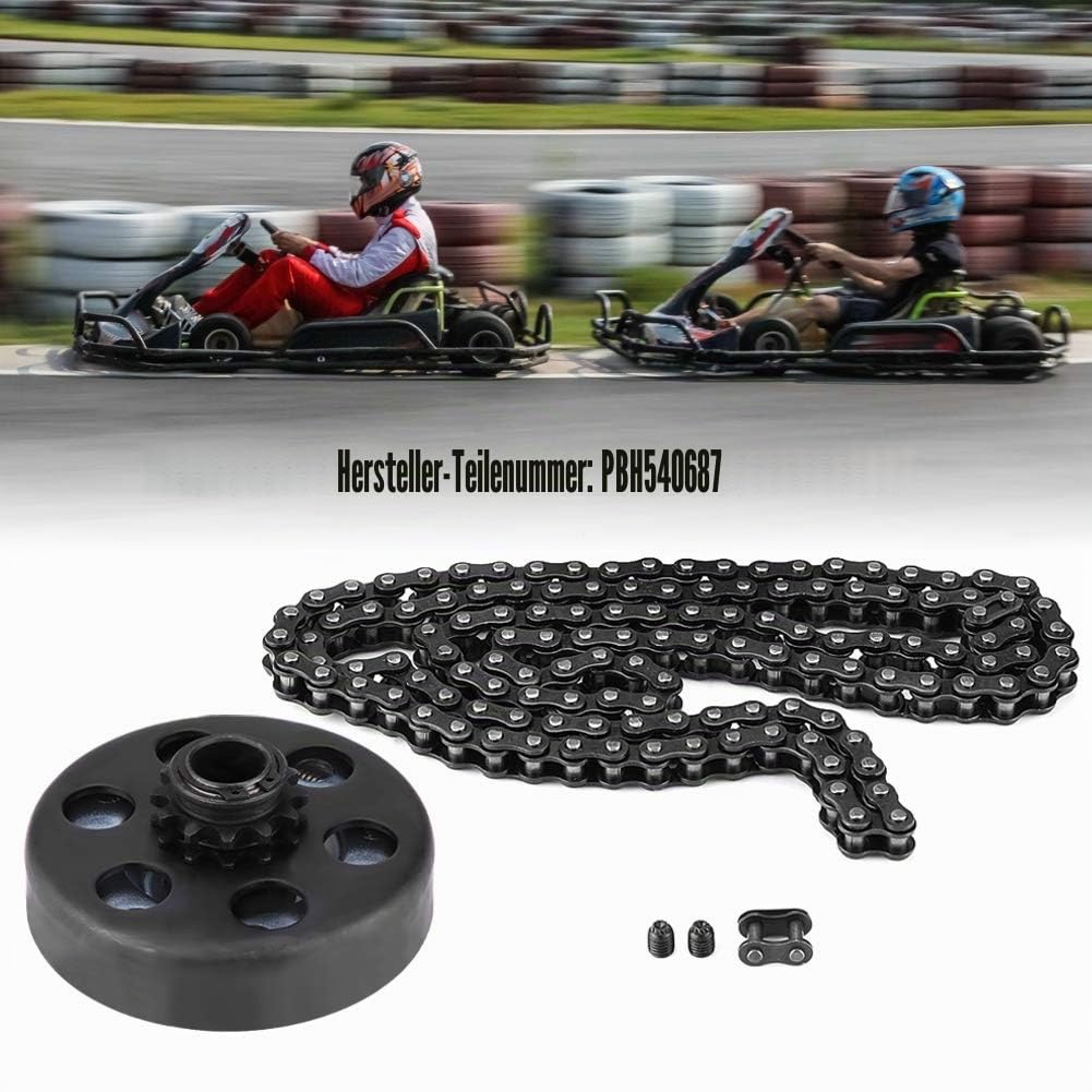 Wakects Fliehkraftkupplung für Go-Kart, 1,9 cm Bohrung, 6,5 PS, Pocket Bike Kupplung für Mini Fahrrad