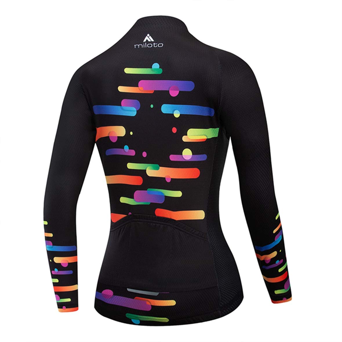Maillot de cyclisme à manches longues pour femme Séchage rapide Respirant Vêtements de vélo de montagne