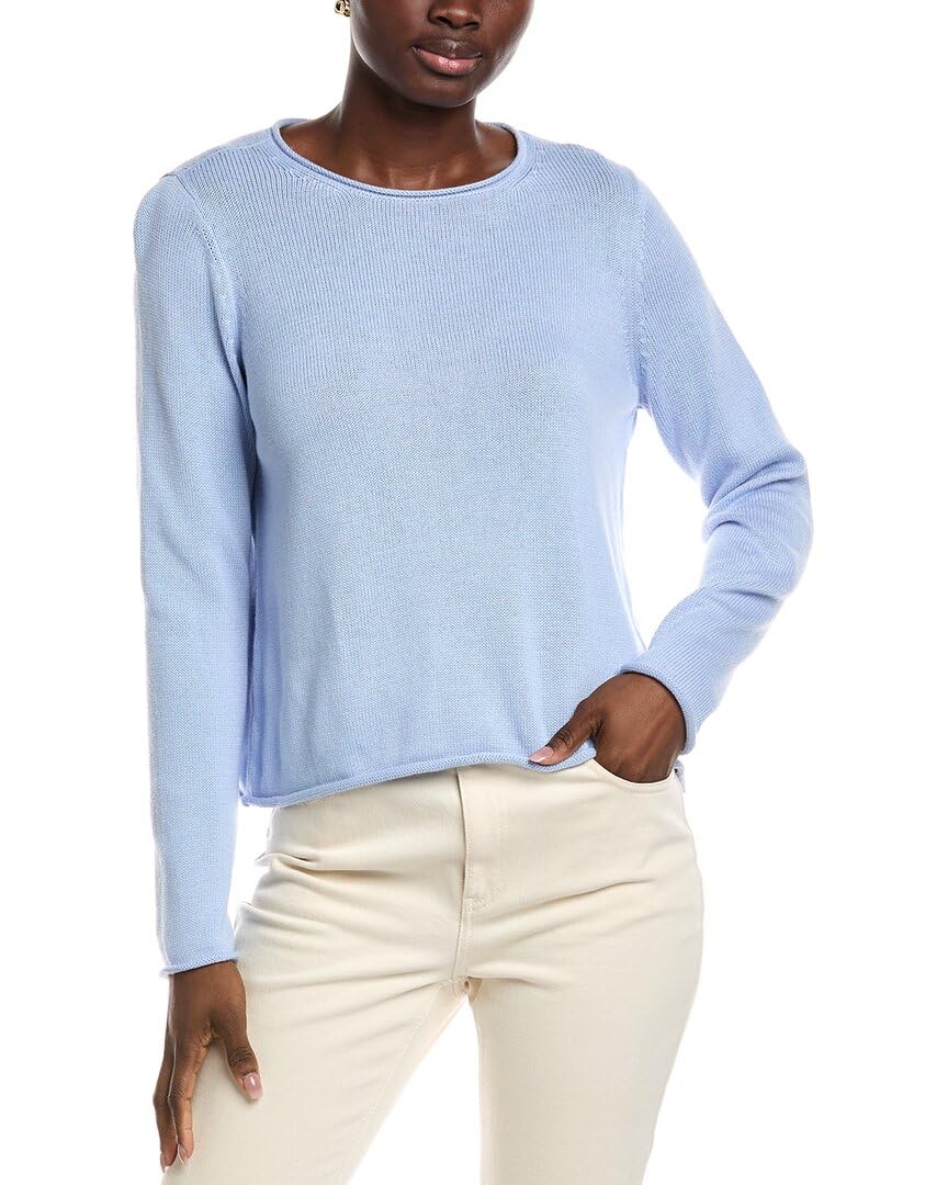 Eileen Fisher Womens Jewel Neck Sweater 2X Multi
