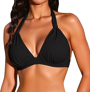 Camiseta de vestir para hombre para mujer, conjunto de tankini bandeau con parte inferior de triángulo, cómodo para vacaciones en la playa, traje de baño de dos piezas para el verano, camisetas de
