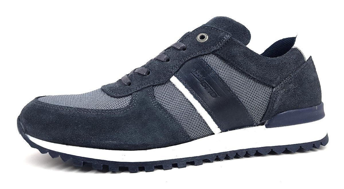 Salamander Męskie buty sznurowane, sneakersy, szare, czas wolny