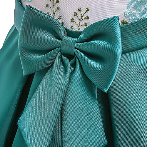 Bowknot Flower Girls Dress Beaded Embroidery Princess Dress Formal Evening Party Dress Prom Gowns Age 3-10 Years4