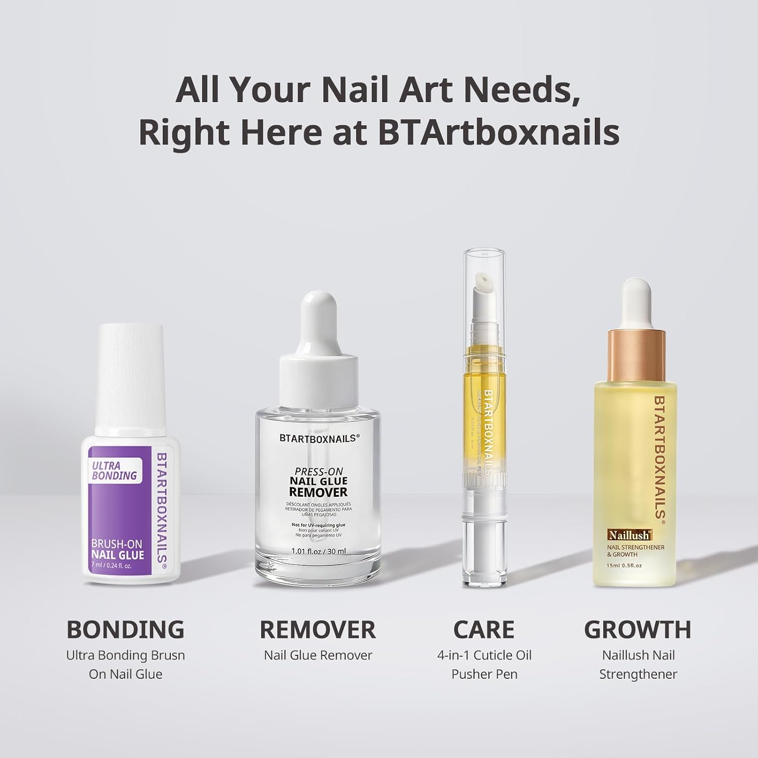 BTArtboxnails Press On Nails, Extra Short Almond Red Fake Nails, 160Pcs