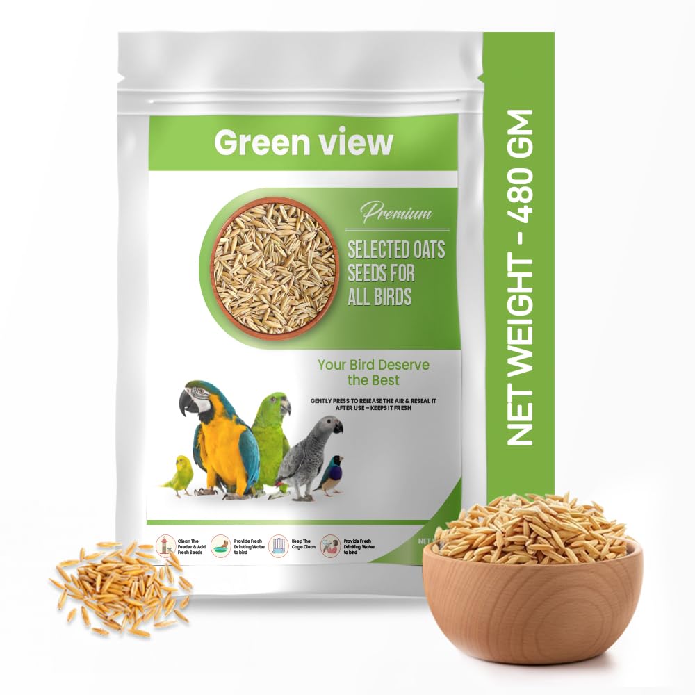 Green view| Premium|Selected Oats Seeds for All Birds |Net Weight 480 GM (B0CL9MSG9P) Amazon Price History, Amazon Price Tracker