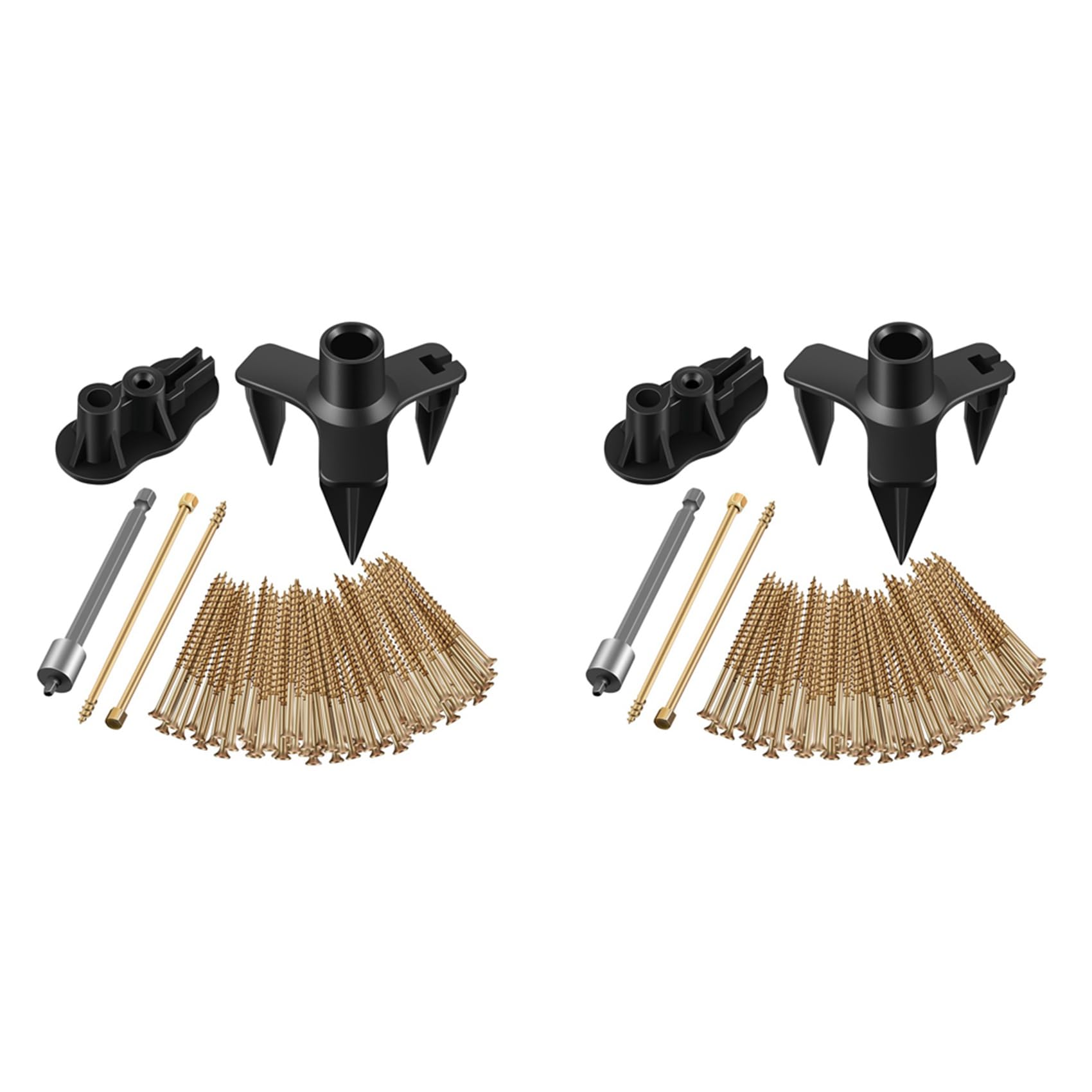 Jnchdghwa Photo Color 2X Floor Repair Kit, No More Squeaks Kit Eliminates Floor Squeaks, Fits Most Carpet Hardwood Floors