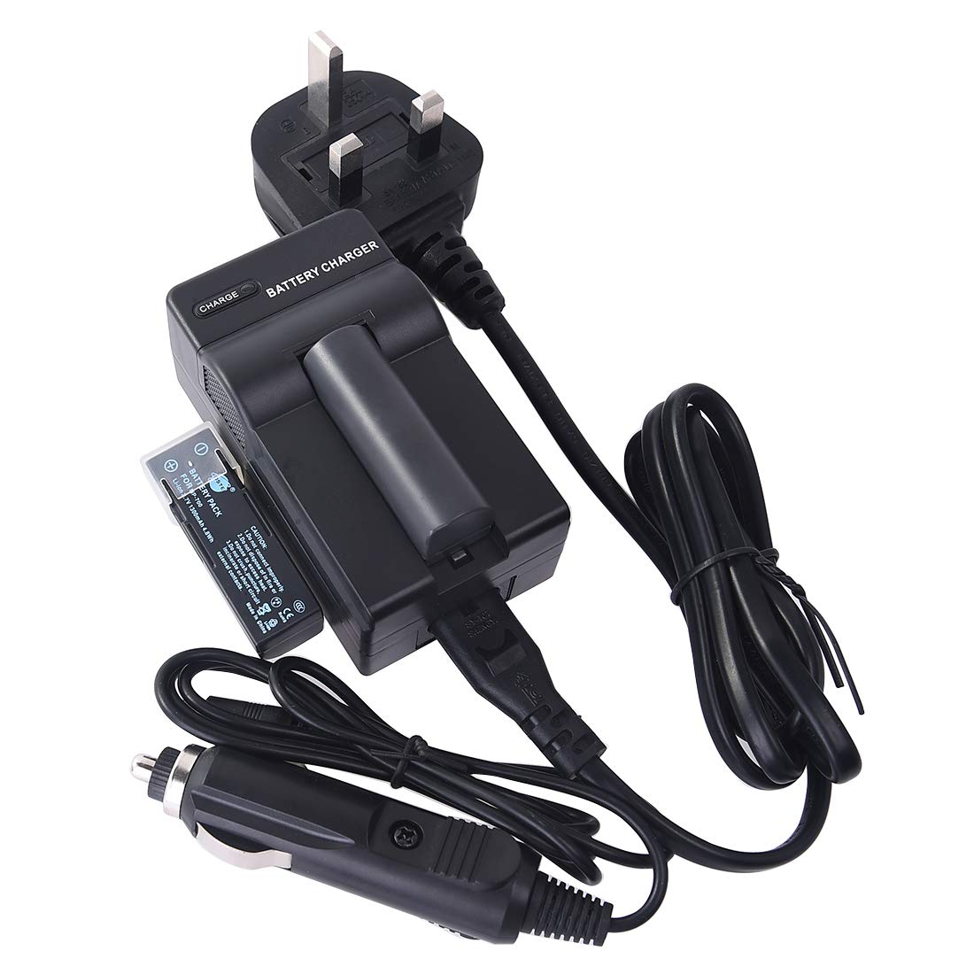 【動作確認済】KONICA DiMAGE X50 Newバッテリー付 39508 DSTE 2x NP-700 Li-ion Battery + Travel Charger Compatible for