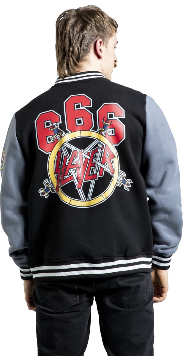 Slayer Reign In Blood Varsity Jacket Männer Collegejacke multicolor