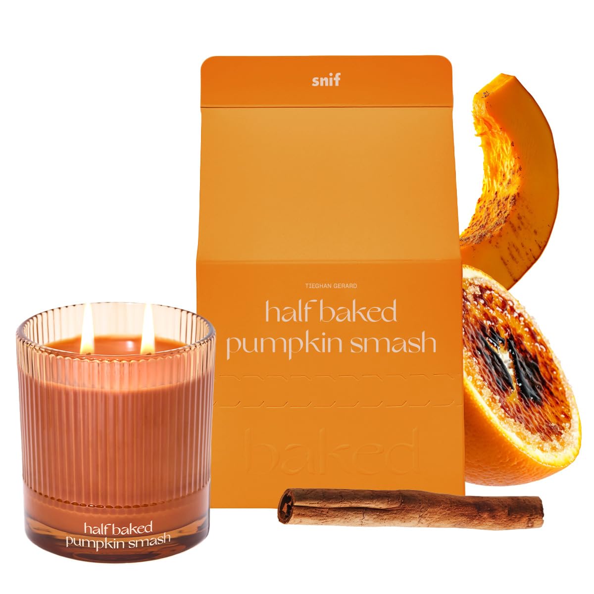 Snif Half Baked Pumpkin Smash 8.5 Oz Scented Candle