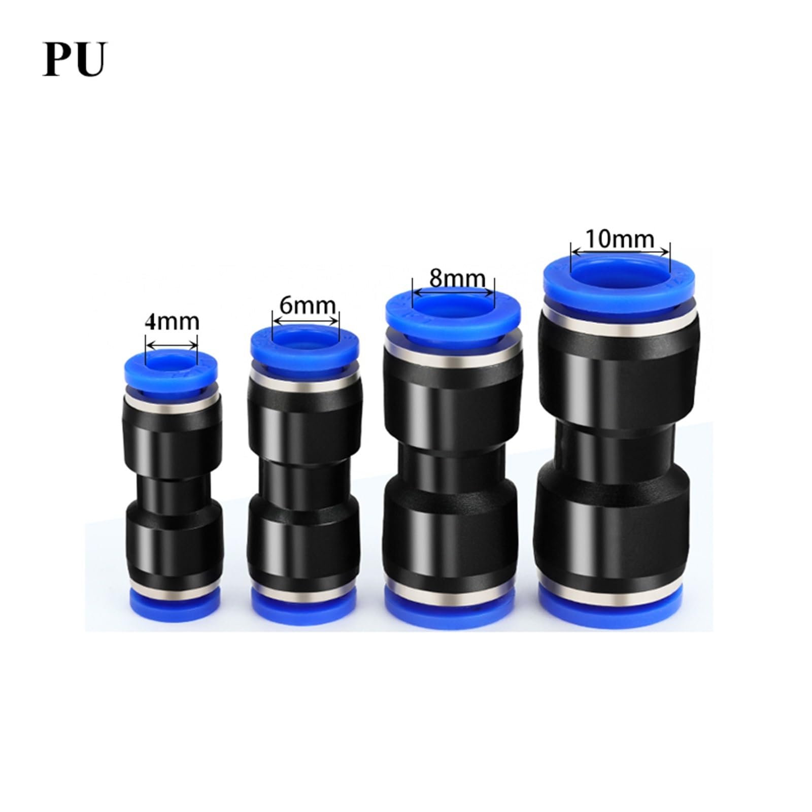 Raccordo pneumatico connettore tubo aria raccordi rapidi acqua push in tubo 10 mm PU PE PY LSA HVFF (PK)
