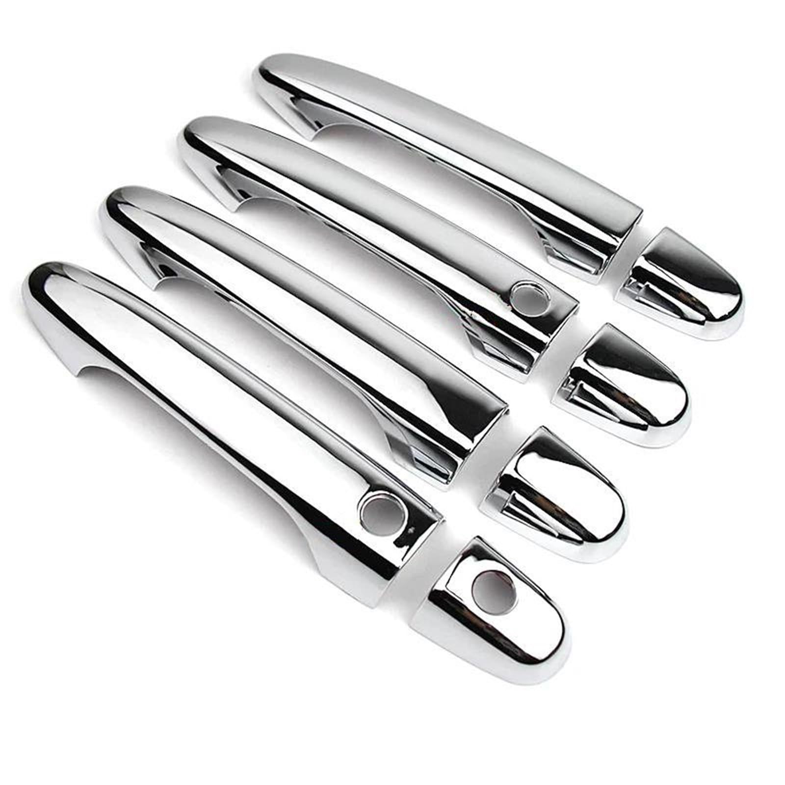 JTWMTY for Civic 2012 2013 2014 2015 2016 Chrome Carbon Fiber Car Door Handle Covers Trim Styling Accessories(Style 4)