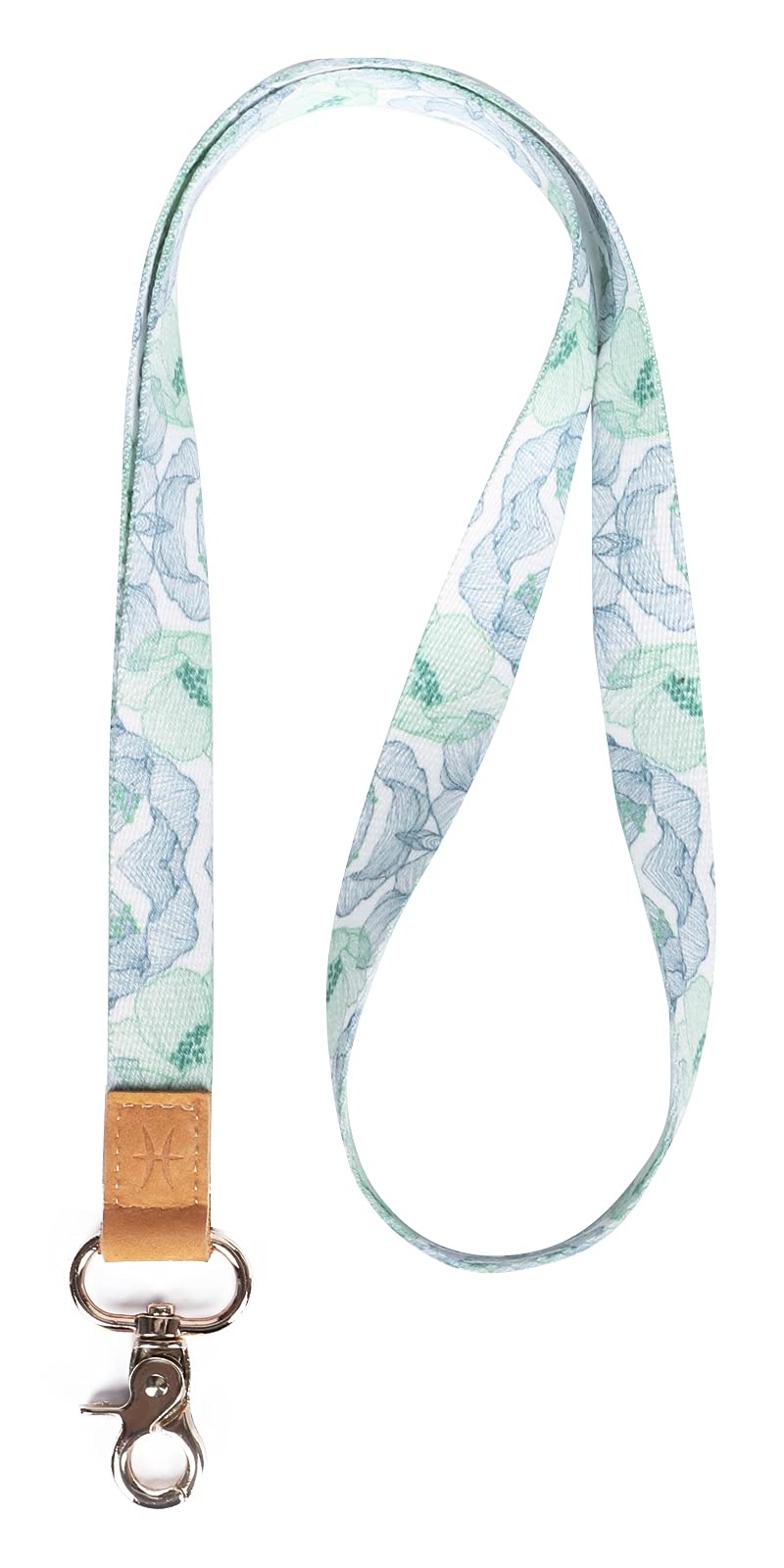 HEZEN Cool Lanyards,Neck Strap Key Chain Holder, Neck Lanyards for Keys,Wallets and ID Badge Holders (Flower C)