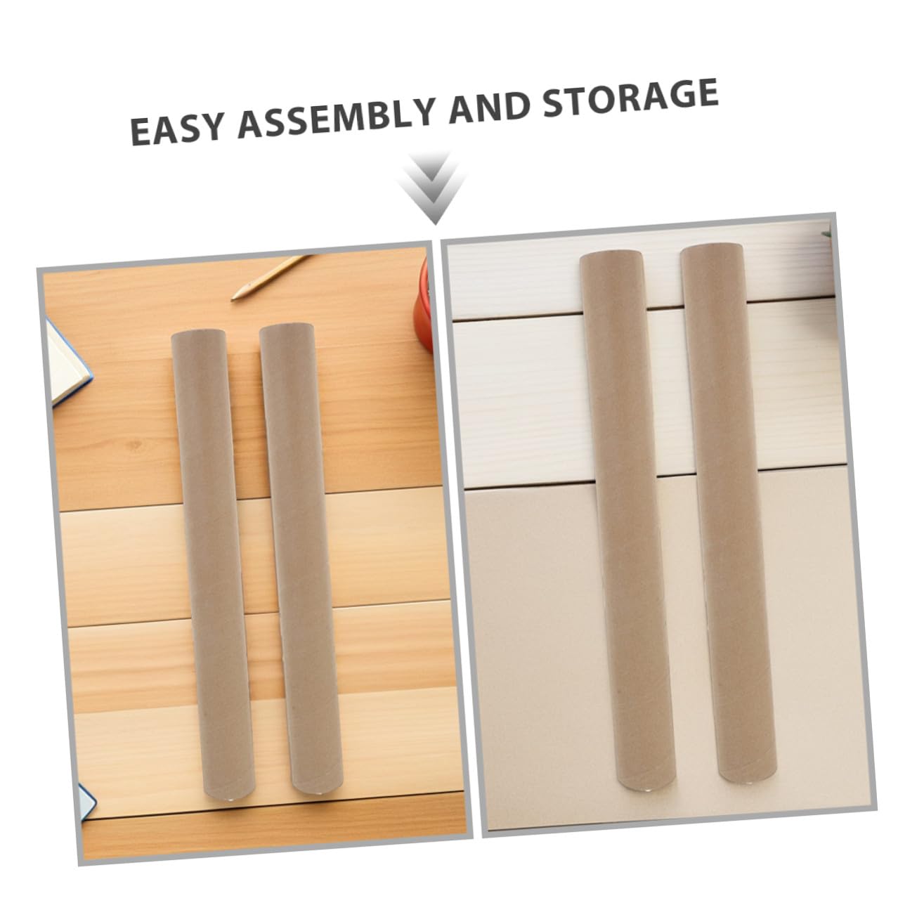 STOBAZA 10pièces Lot de Tubes Cylindriques Carton pour Expédition Affiches Estampes Cartes et Plans Robustes et Réutilisables